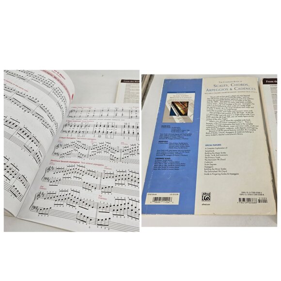 Piano Sheet Music Book Alfred Scales Chord Arpeggio Cadence GWM Literature Vol 4 - Picture 5 of 8